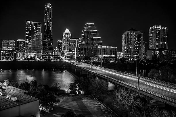 istock Dark Black Night Time Austin Texas USA Capital Cities at Night 480097930