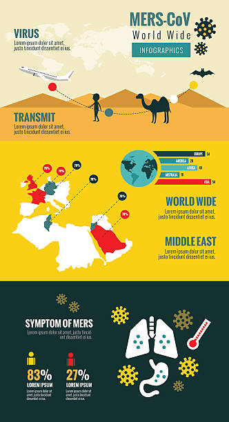 mers-cov 바이러스 - magnification water looking glass stock illustrations