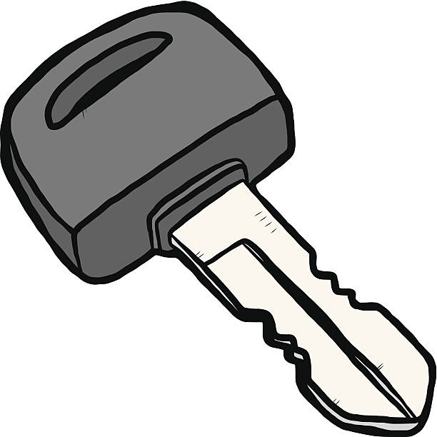 Key Cartoon Stock Illustration - Download Image Now - Car Key, Cartoon, Art  - iStock