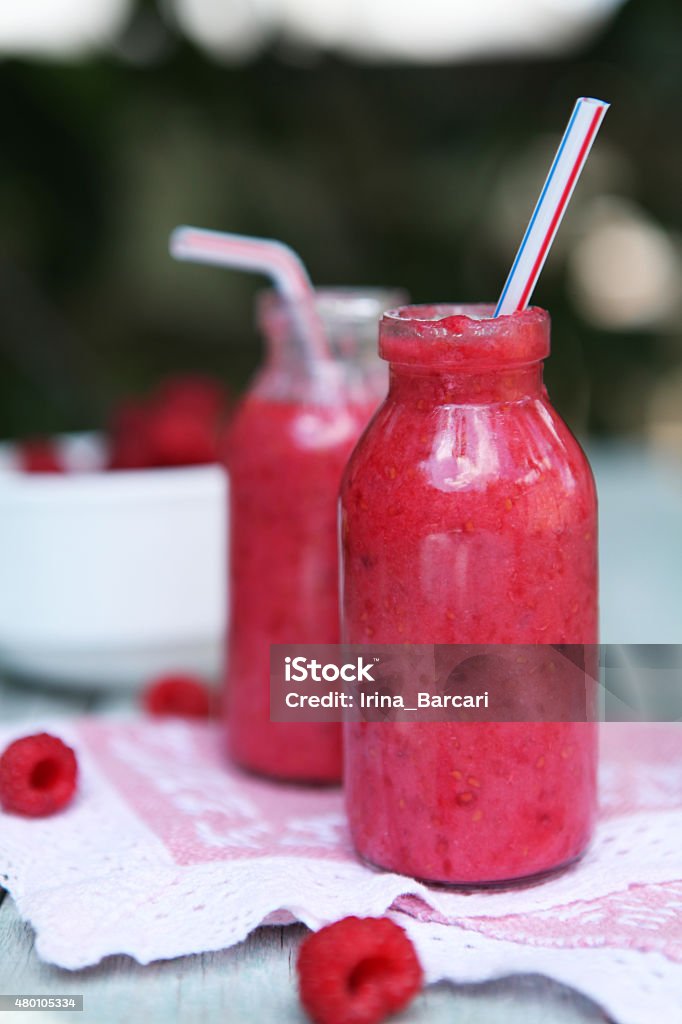 Berry detox smoothie 2015 Stock Photo
