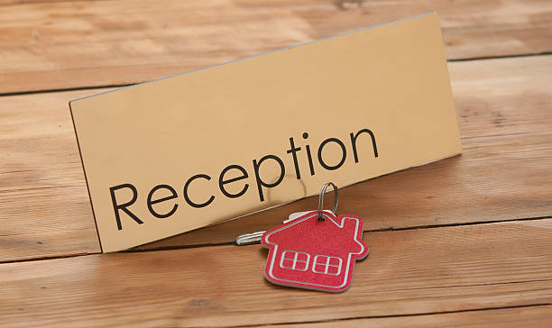 istock Symbol of the house with silver key 480105857