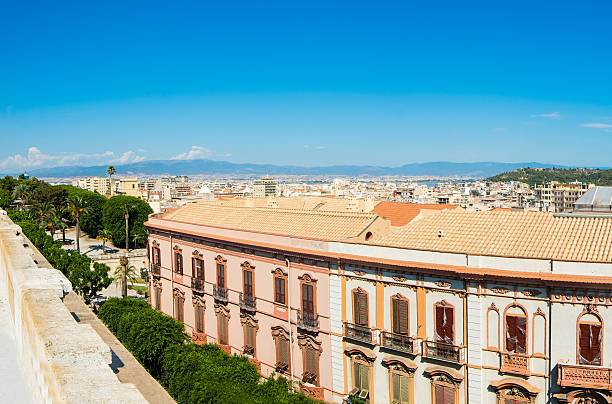 istock Panoramic view of Cagliari on a clear day 480106174
