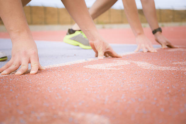 istock Runners at the start of the track 480107470