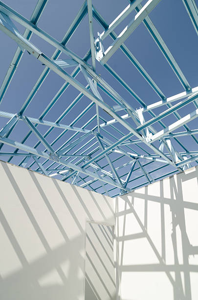 istock Structure of steel roof-01 480110990