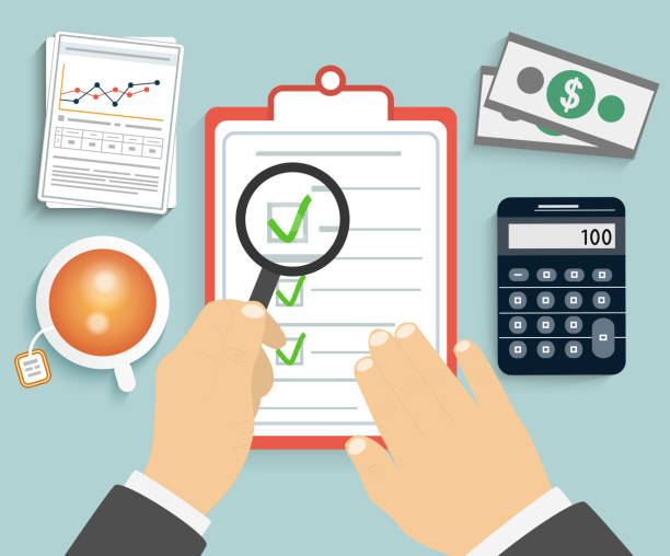 Businessman holding a clipboard and writing Businessman holding a clipboard and writing signature man writing on white board stock illustrations