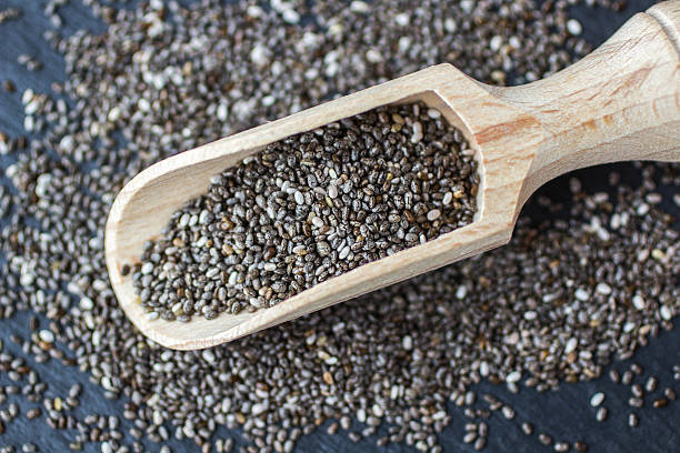 istock Organic Dry Chia Seeds 480113448