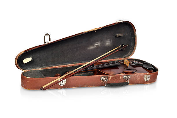 istock antique fiddle-case and violin 480113798