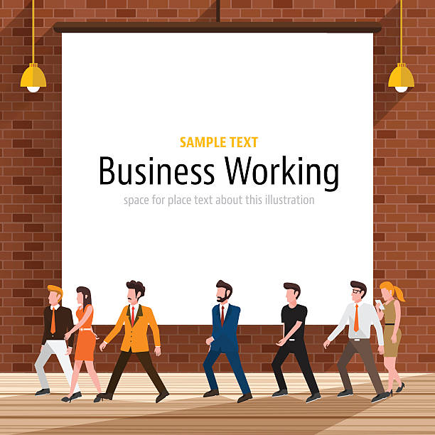 Ceo Office Wall stock vectors - iStock