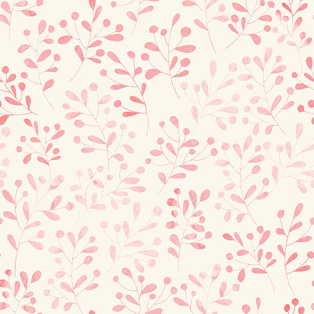 Seamless pattern with watercolor flowers Seamless pattern with watercolor flowers. Hand drawn design for fabric, wrapping paper, greeting cards or invitation. Vector illustration. flower background stock illustrations