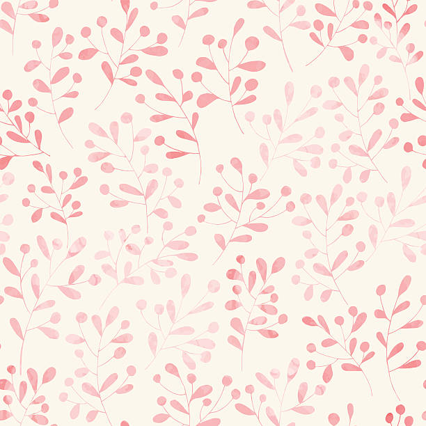 Seamless pattern with watercolor flowers Seamless pattern with watercolor flowers. Hand drawn design for fabric, wrapping paper, greeting cards or invitation. Vector illustration. floral pattern stock illustrations