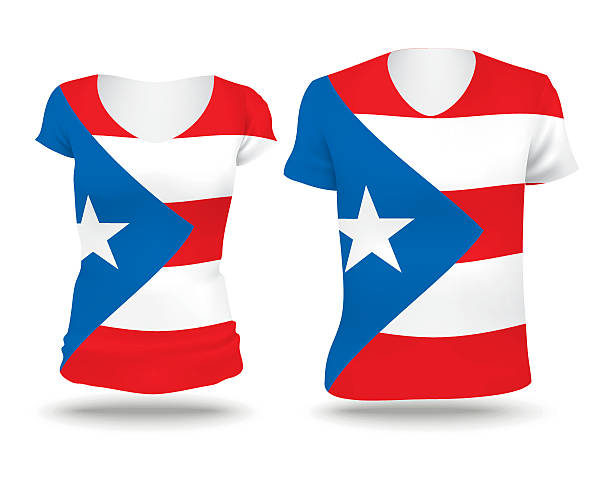 istock Flag shirt design of Puerto Rico 480115272