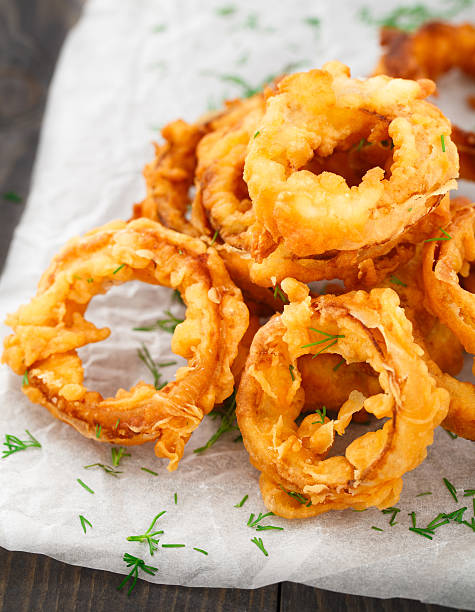 istock Homemade crunchy fried onion rings 480115887