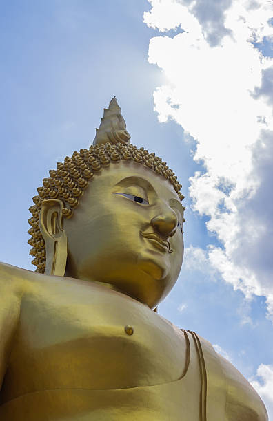 istock Behind the Buddha are Satta hit Thailand. 480121258