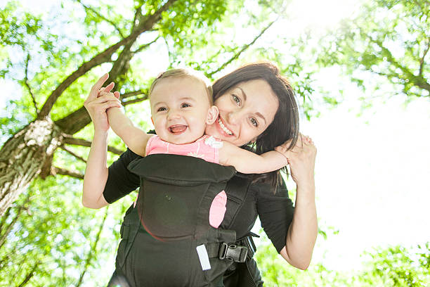 istock Mother and daughter in forest 480122178