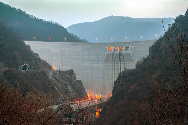 De água dam - foto de acervo