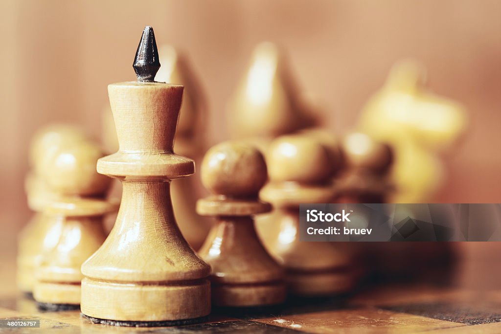 Schach leader - Lizenzfrei Alt Stock-Foto