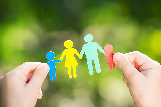istock Paper family in hands 480126867
