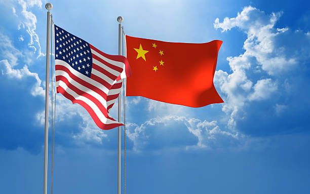 istock United States and China flags flying together for diplomatic talks 480129088