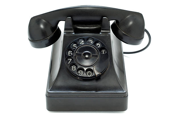 istock vintage black telephone 480131476