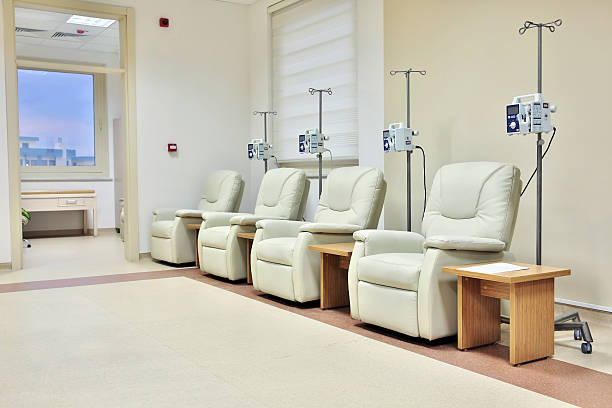 Cancer treatment chemotherapy room Cancer treatment chemotherapy room chemotherapy drug stock pictures, royalty-free photos & images