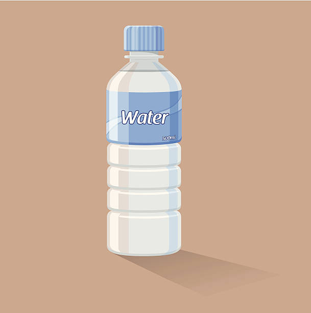 wasser wasserflasche - destilliertes wasser stock-grafiken, -clipart, -cartoons und -symbole