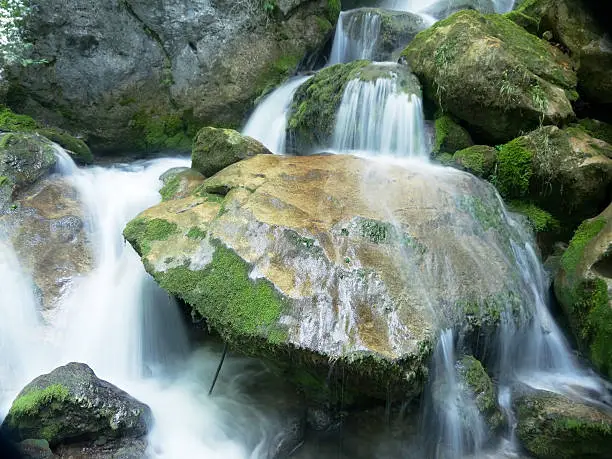The "Myra" waterfalls in Muggendorf, Austria.