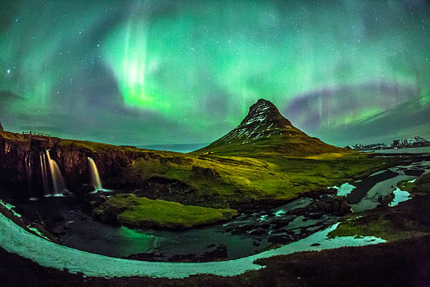 istock Aurora borealis at Mount Kirkjufell Iceland 480136806