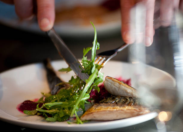 istock Fine dining scottish seafood with champagne glass 480138108