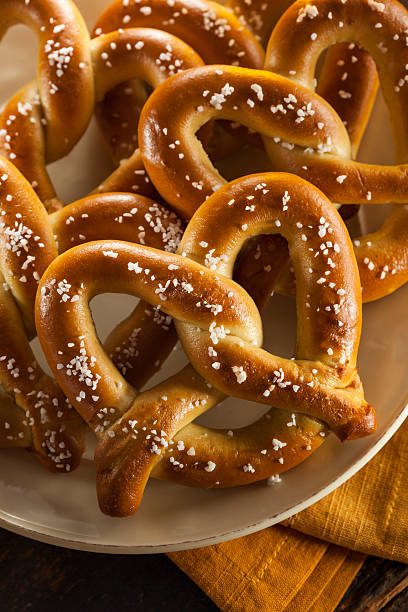 istock Homemade Soft Pretzels with Salt 480138691