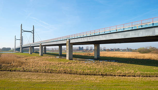 istock Skyline of a modern bridge in nature 480139677