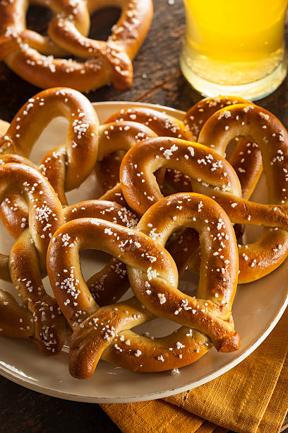 istock Homemade Soft Pretzels with Salt 480139807