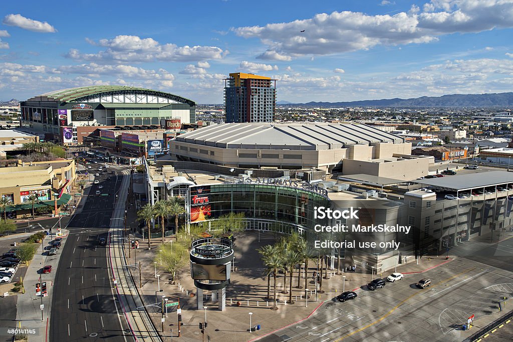 El centro de la ciudad de Phoenix, Arizona - Foto de stock de Phoenix - Arizona libre de derechos