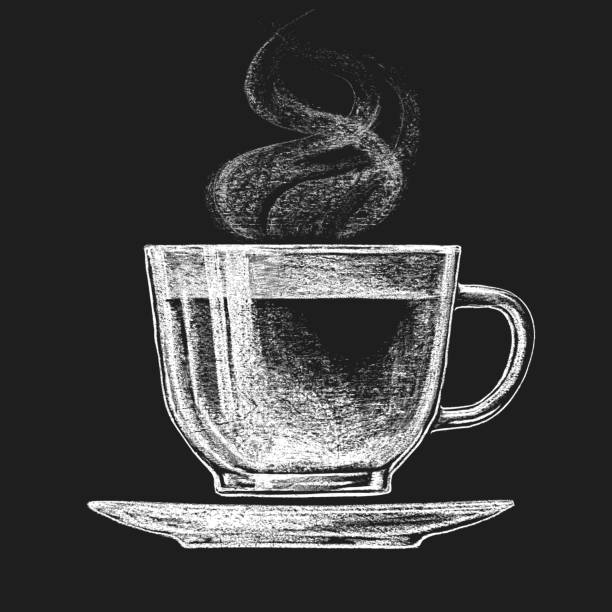 2,500+ Chalk Coffee Cup Stock Illustrations, Royalty-Free Vector