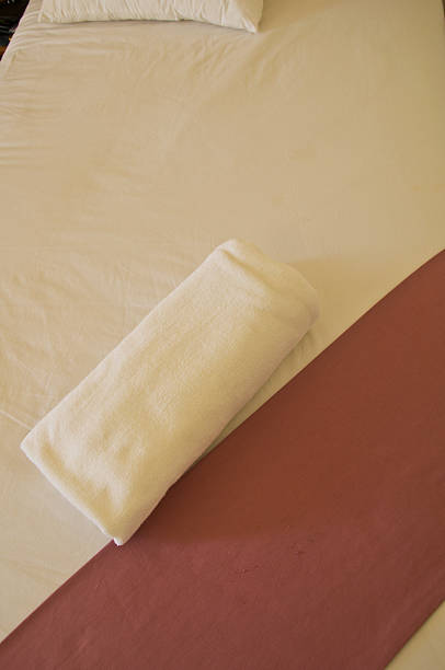 istock Bed in the resort,Bedroom ready for guests 480143992
