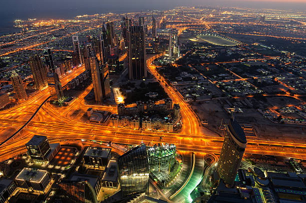 istock Downtown of Dubai (United Arab Emirates) at night 480146067