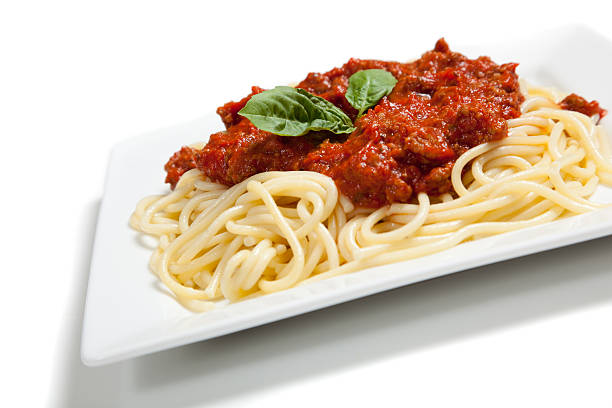 istock Plate of Spaghetti with meat sauce 480146081