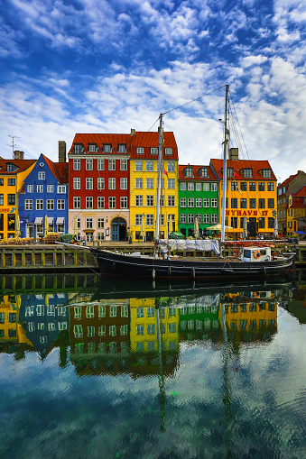Nyhavn puerto de Copenhague, Dinamarca photo