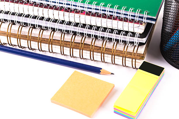 istock School and office accessories on wooden background 480151374