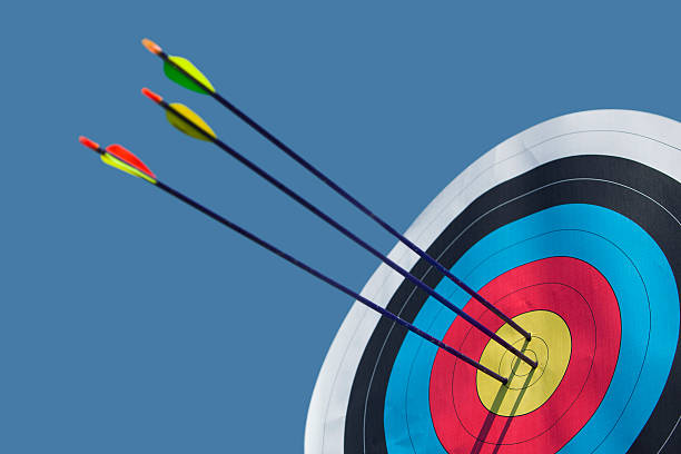 Bull's Eye Bull's Eye archery photos stock pictures, royalty-free photos & images