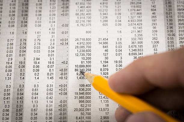 istock Pencil on world currency figures 480154583