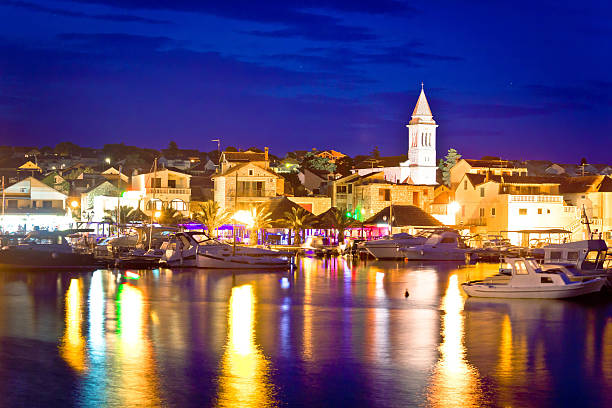 istock Coastal town of Pakostane evening view 480156596