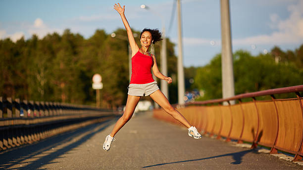 istock Happy sportswoman 480157594