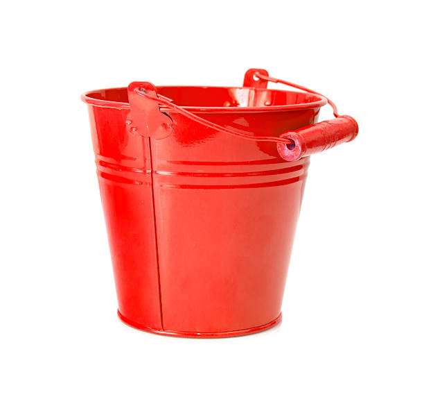 istock Beautiful Colorful Buckets Isolated on White Background 480159907