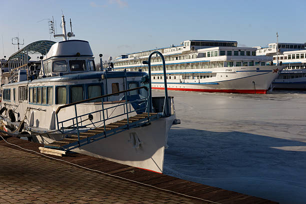 istock Passenger ships are wintering in the bay. 480160199