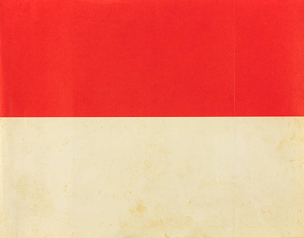 istock Grunge paper indonesia flag 480161640