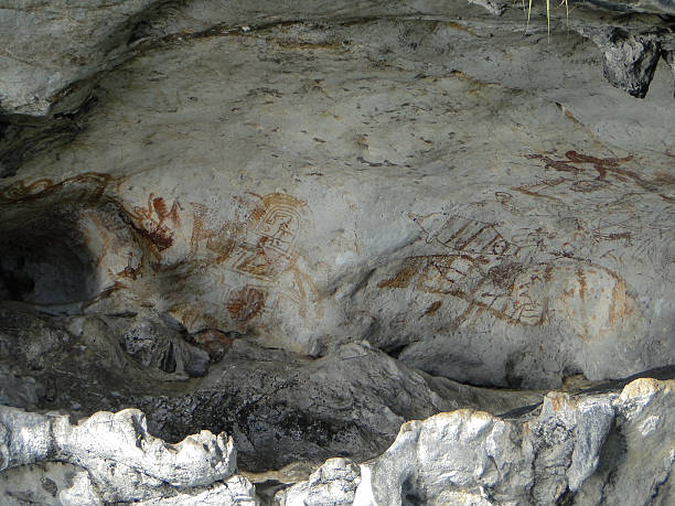 istock Cave Painting in punyee island, Phuket, Thailand 480165463