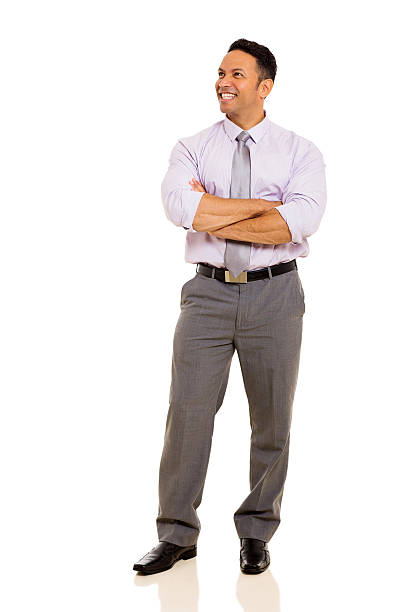 istock mature business man with arms folded 480166054