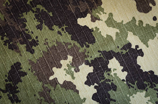 istock Military vegetato camouflage rip-stop fabric texture background 480167020