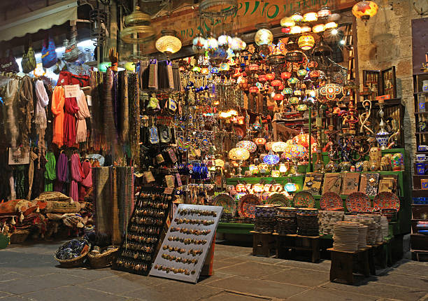 istock Traditional Shopping in Rhodes town 480167905