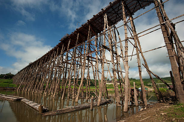 istock Wooden bridge at Sangkhaburi 480170089